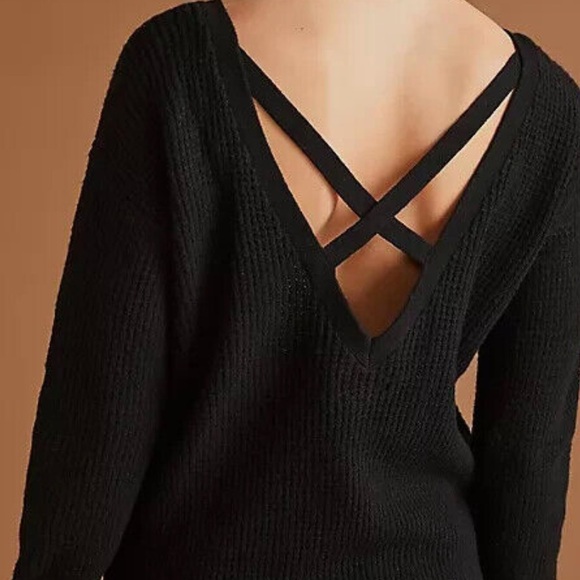 Maeve Cross Back Sweater - Picture 3 of 4